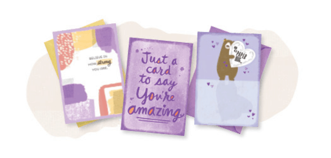Hallmark greeting cards.