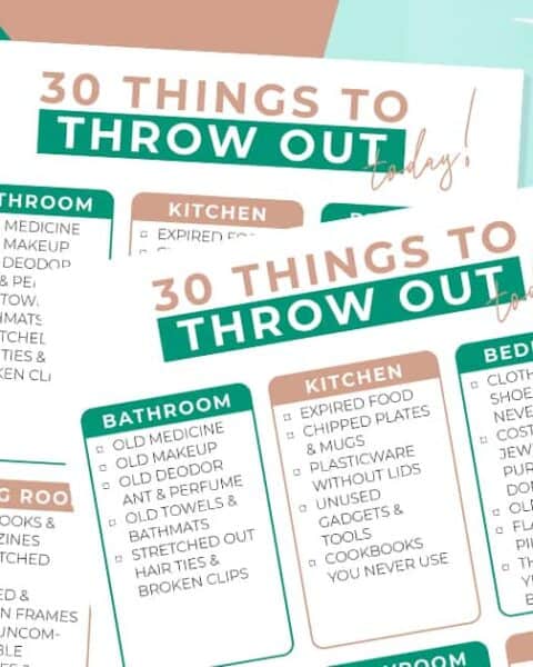 30 things to throw out today printable.
