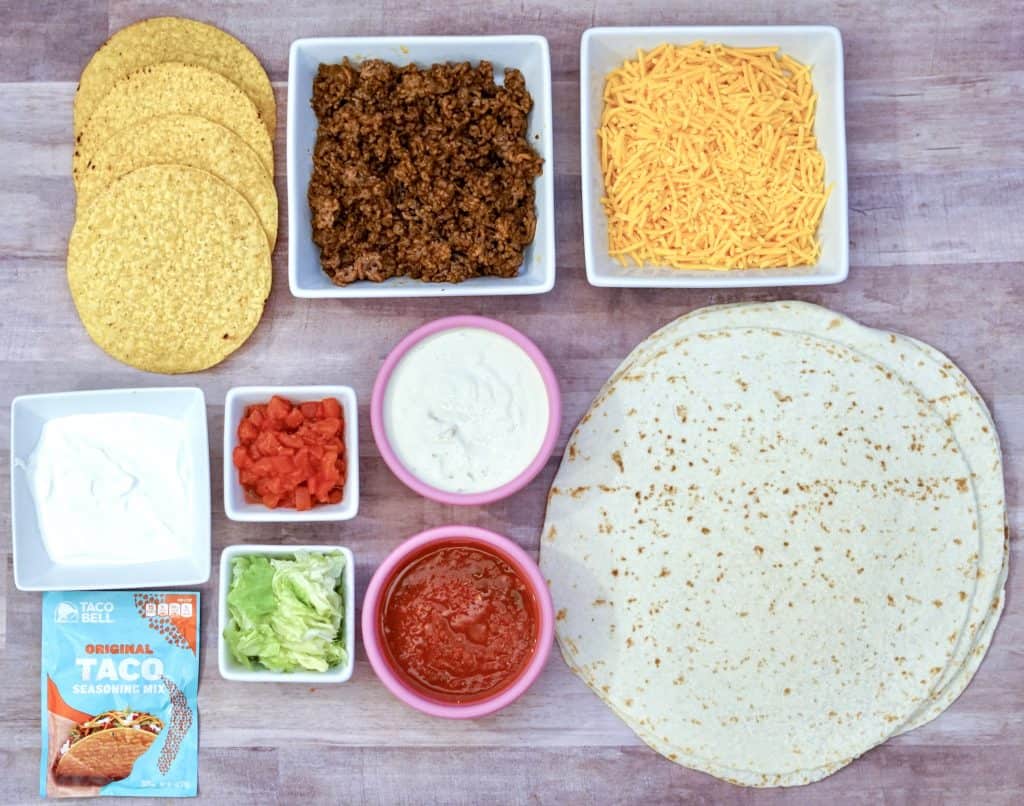 Delicious Crunchwrap Supreme Recipe ingredients needed.