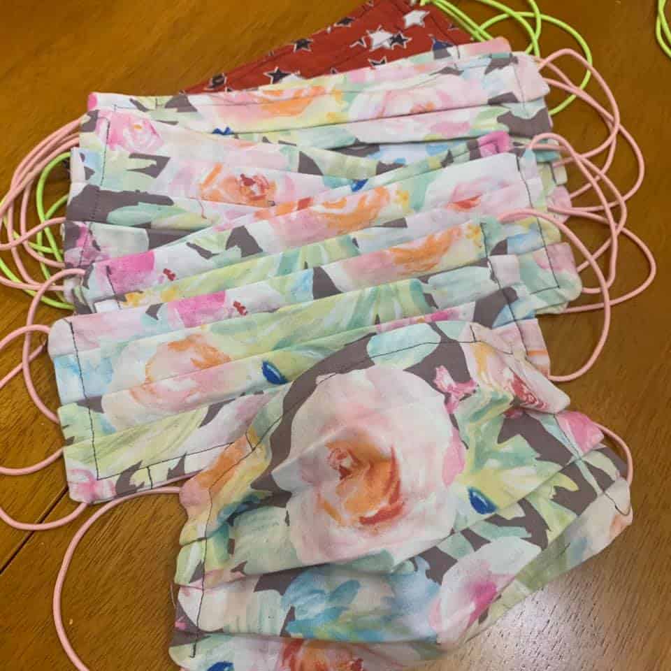 Free fabric for homemade face masks