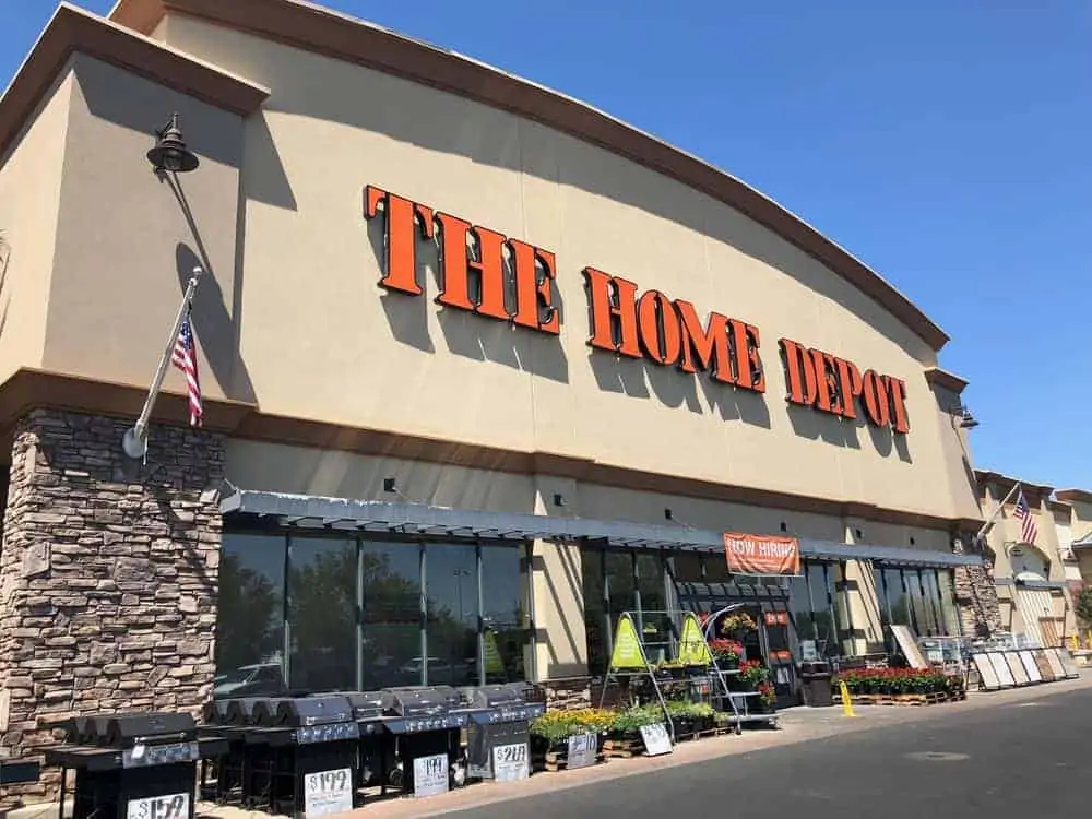 The Home Depot building.