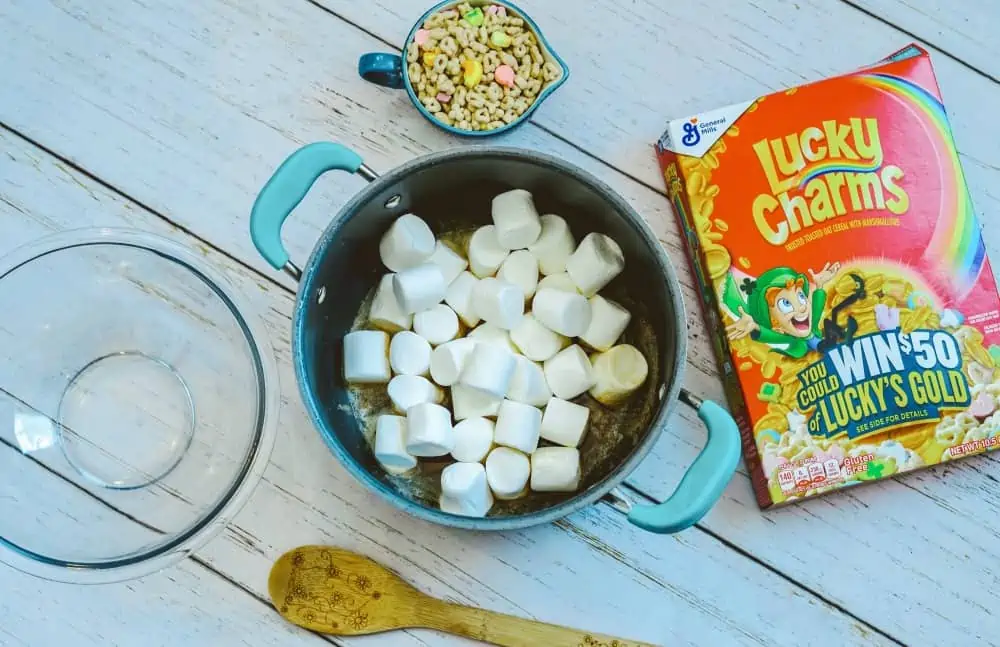 Ingredients for Lucky Charms Treats Recipe