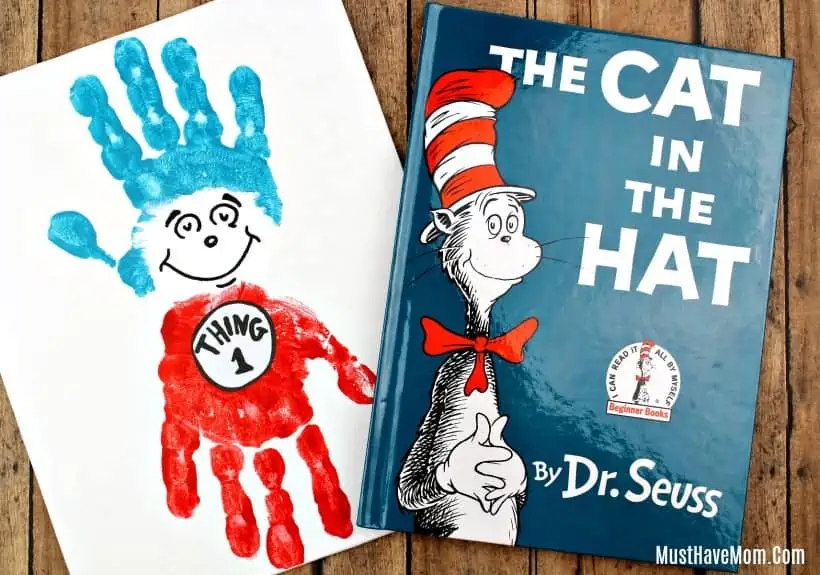 Cat in the hat art project.