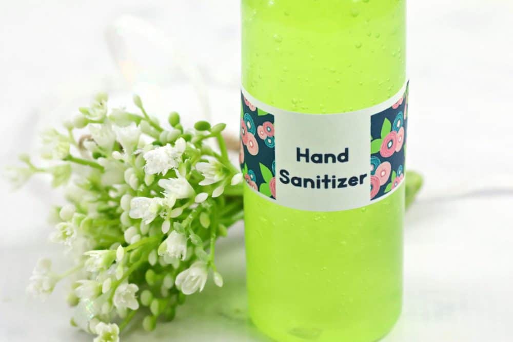 Kid Safe Moisturizing Hand Sanitizer Recipe