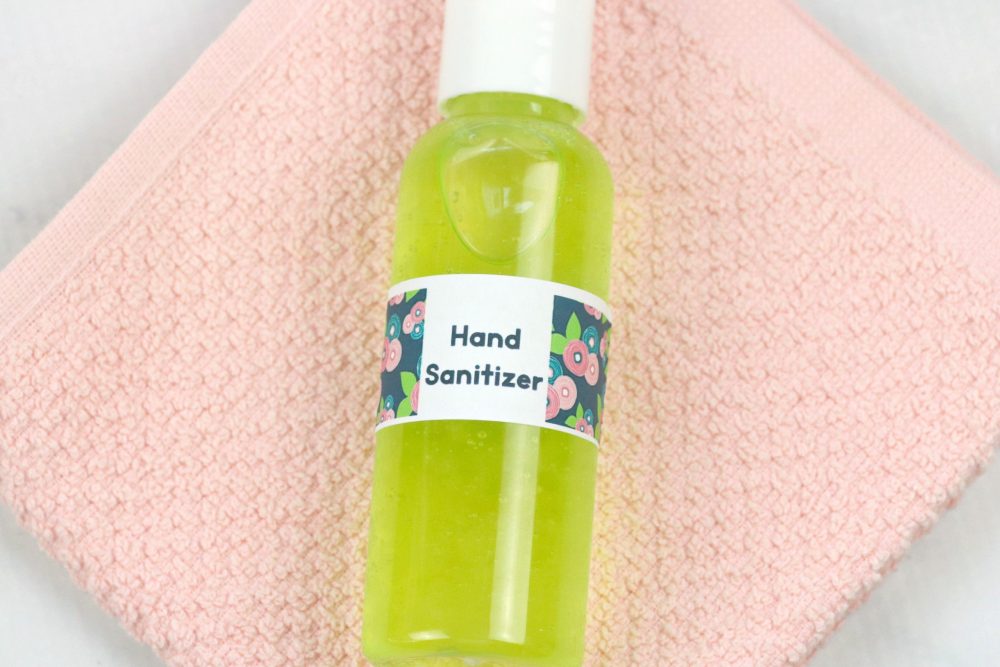Kid Safe Moisturizing Hand Sanitizer Recipe
