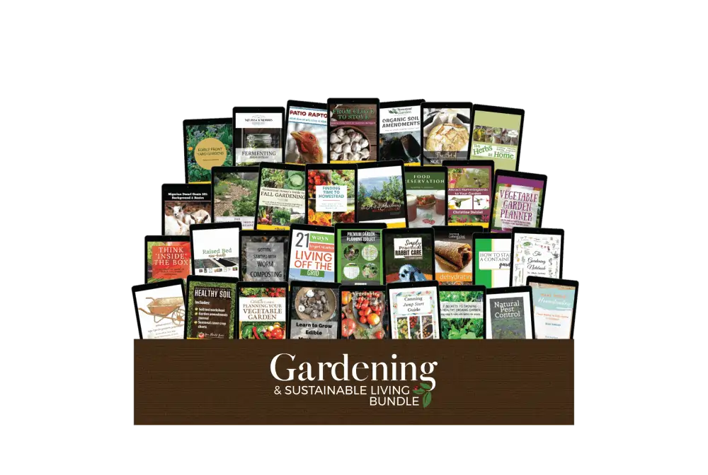 All of the available resources from this year\'s Gardening and Sustainable Living Bundle sale.