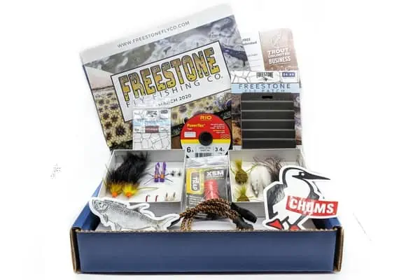 Freestone fly fishing company box.