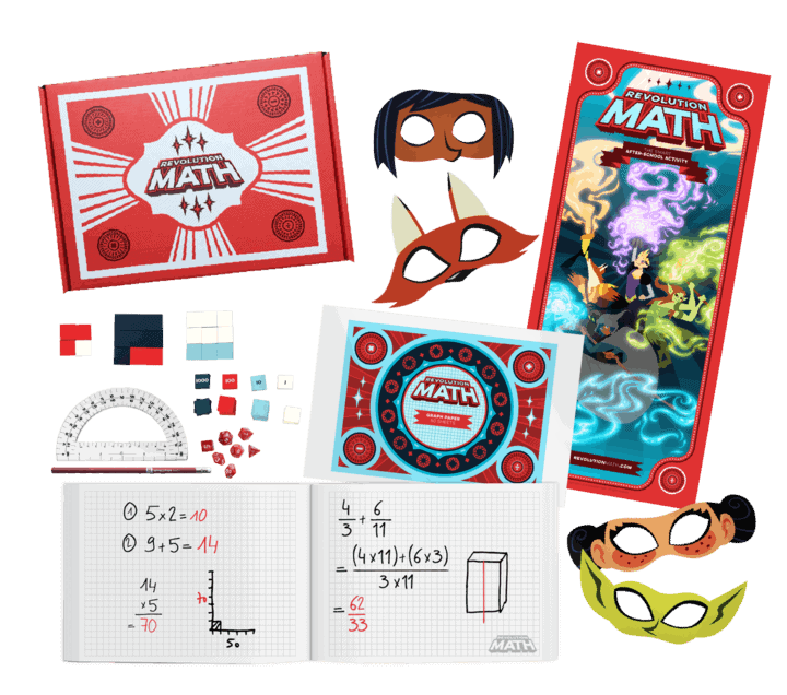 An assortment of superhero math learning opportunities and kits available for kids.