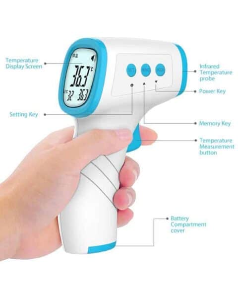 No contact thermometer.