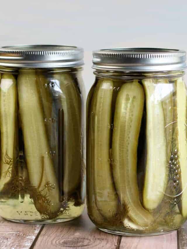 How to Make Dill Pickles Story