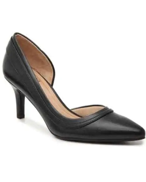 black high heel shoe