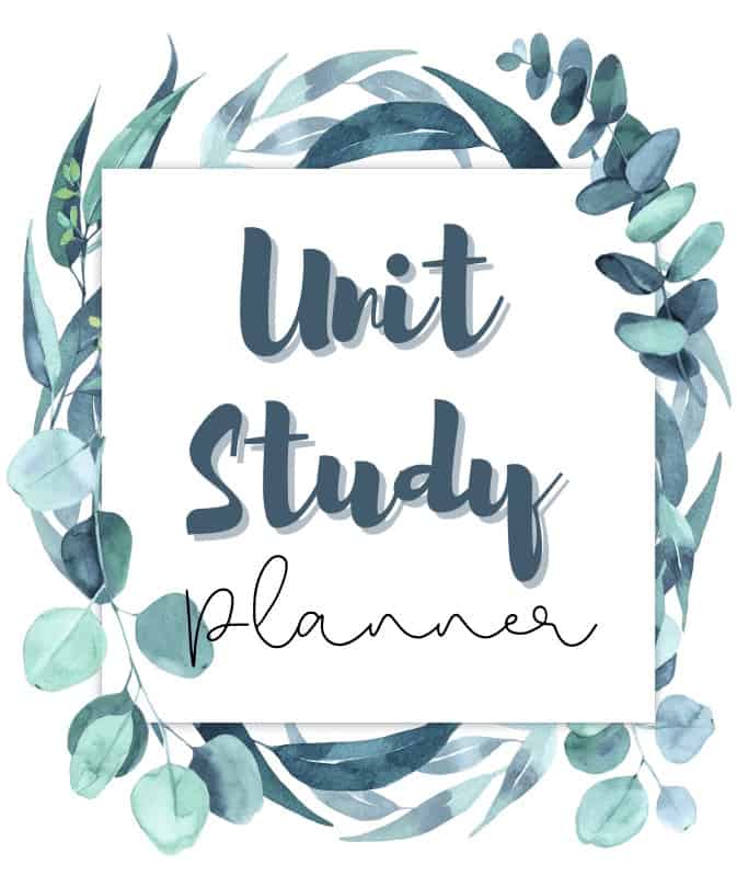 free unit study planner