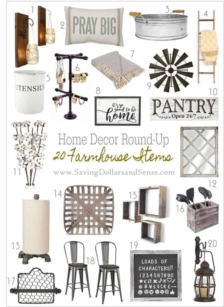 Farmhouse country home decor ideas you can use for your home.