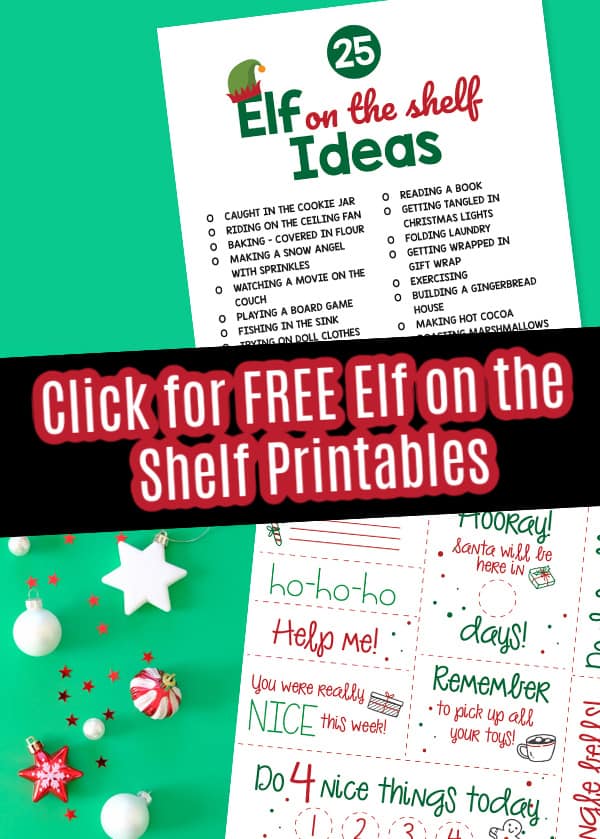 25 Elf on the Shelf Printables & Ideas - Saving Dollars & Sense