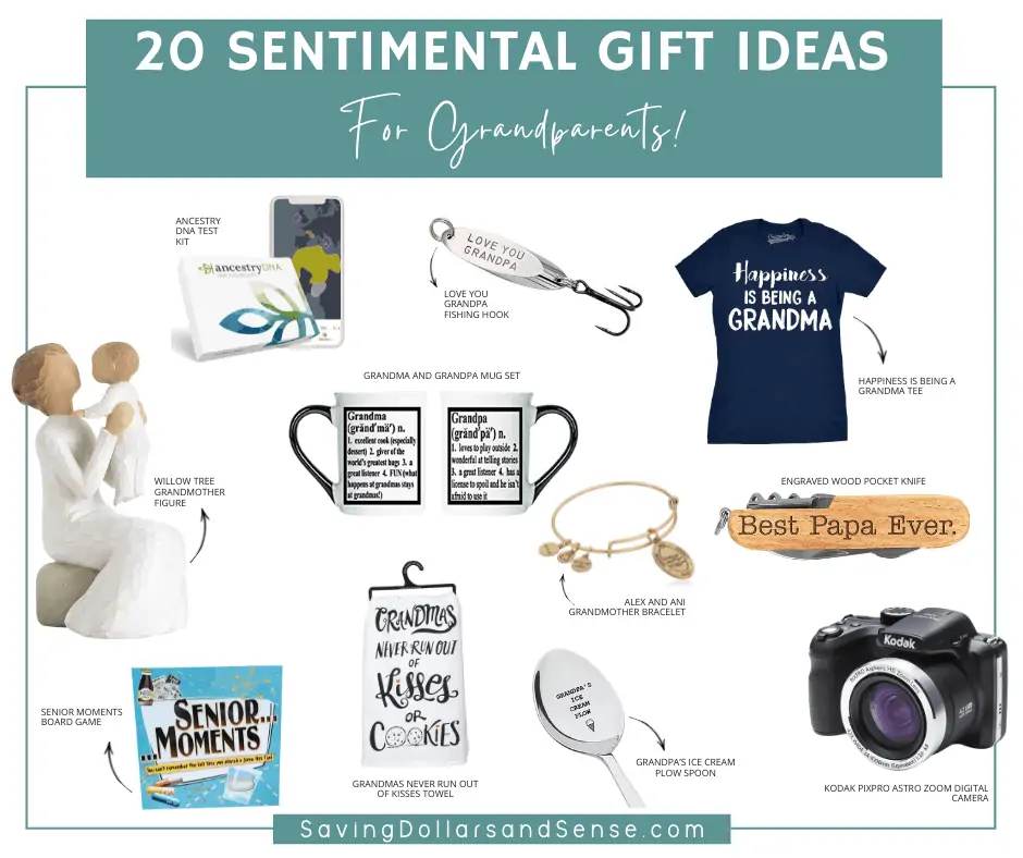 20 Sentimental Gift Ideas For Grandparents Saving Dollars, 48% OFF