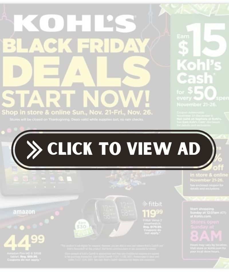 What Time Does Kohls Open On Black Friday 2025