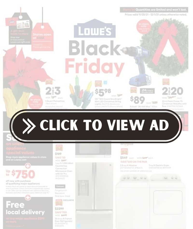 Lowes Black Friday Sales Saving Dollars & Sense