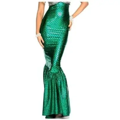 Women's Mermaid Skirt with Hologram Finish