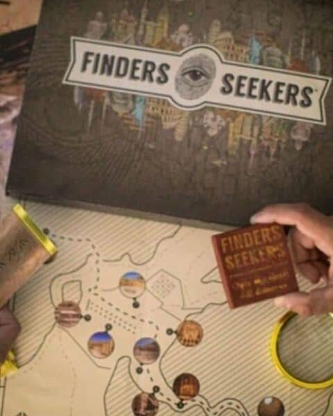 Finders Seekers board game.