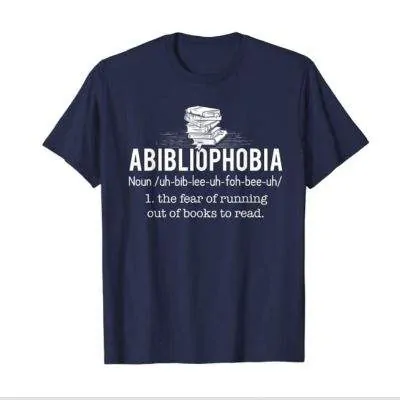 Abibliophobia - Funny Reading Bookworm Reader T-Shirt