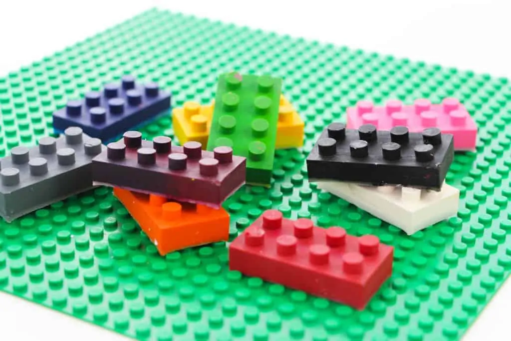 How to make Lego crayons.