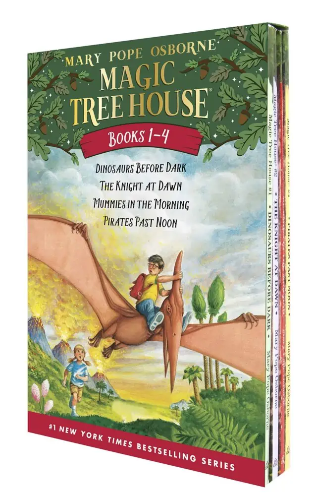 Magic tree house books 1-4