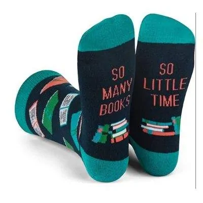 Lavley Nerd Socks - So Many Books, So Little Time