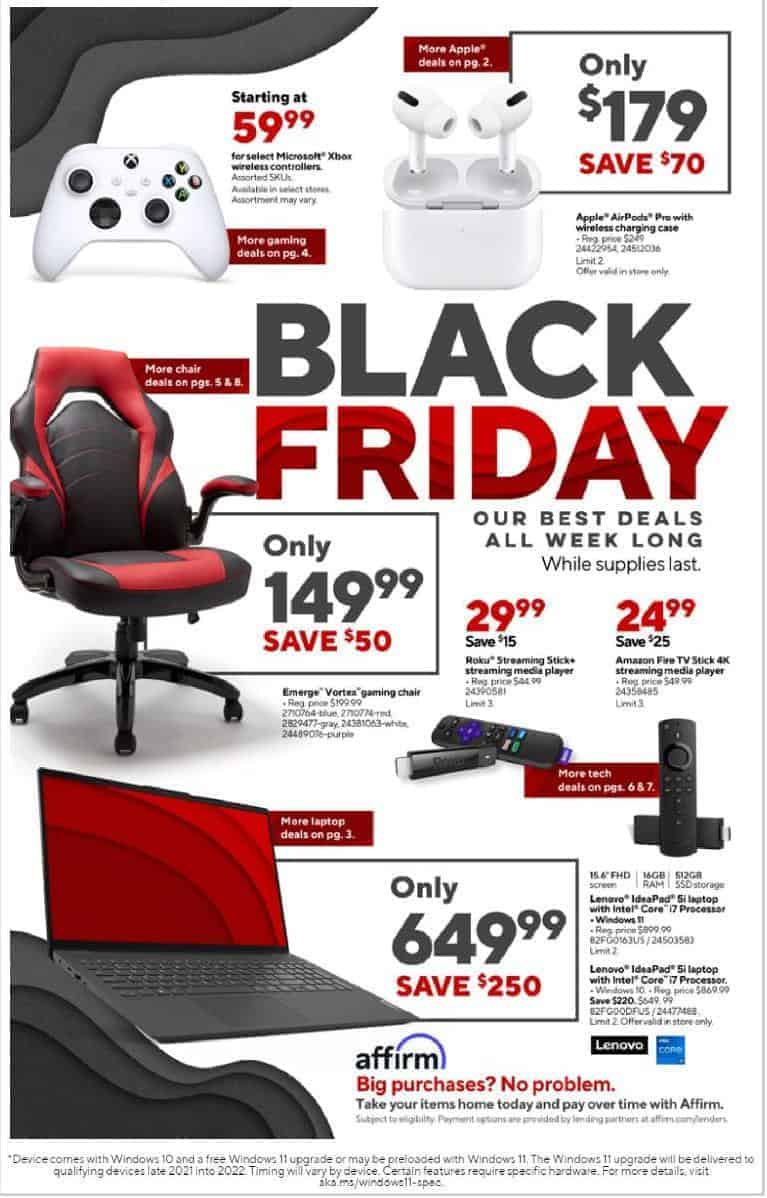 Staples Black Friday Sales (Just Released!) Saving Dollars and Sense