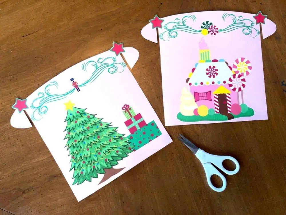 Scenes from The Nutcracker Story Printable Playset