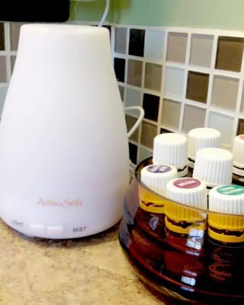 Diffusers with Young Living essential oils.