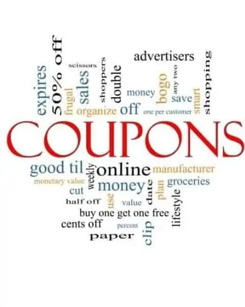 Coupons and common terms and meanings.