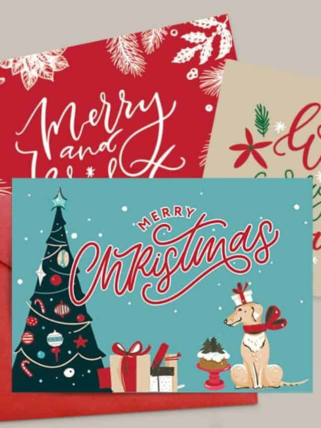 Free Printable Christmas Cards Story Saving Dollars and Sense