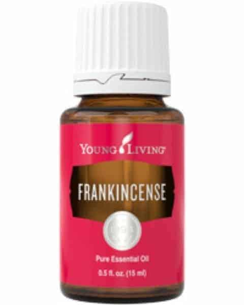 Young Living Frankincense essential oil.