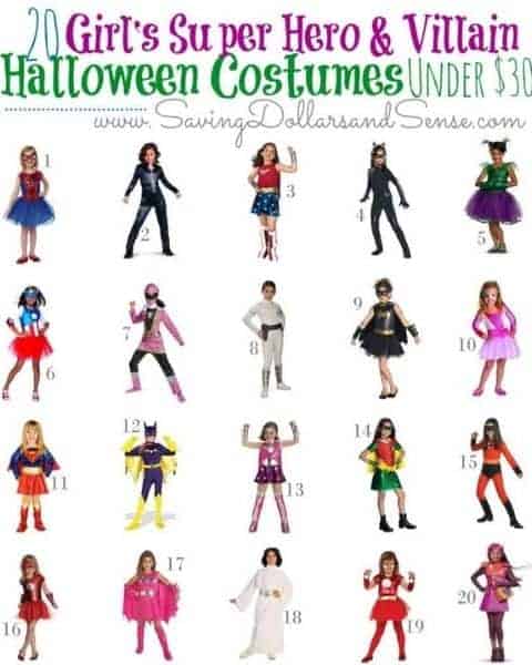 superheroes and villains costumes