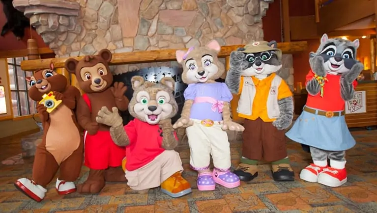 Fictional characters from Great Wolf Lodge.