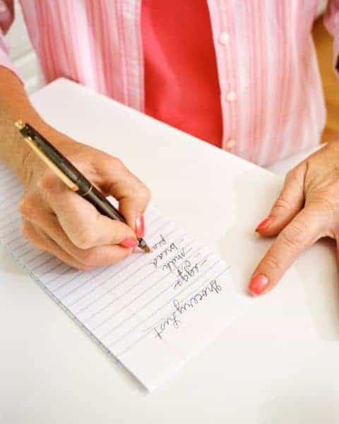 Grocery List Planning Printable