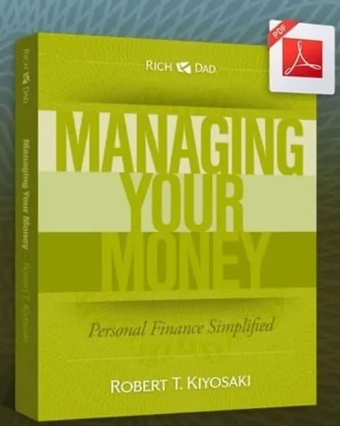 Rich Dad Managing Your Money Personal Finance Simplified book.