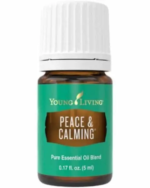 Young Living peace and calm essential oil blend.