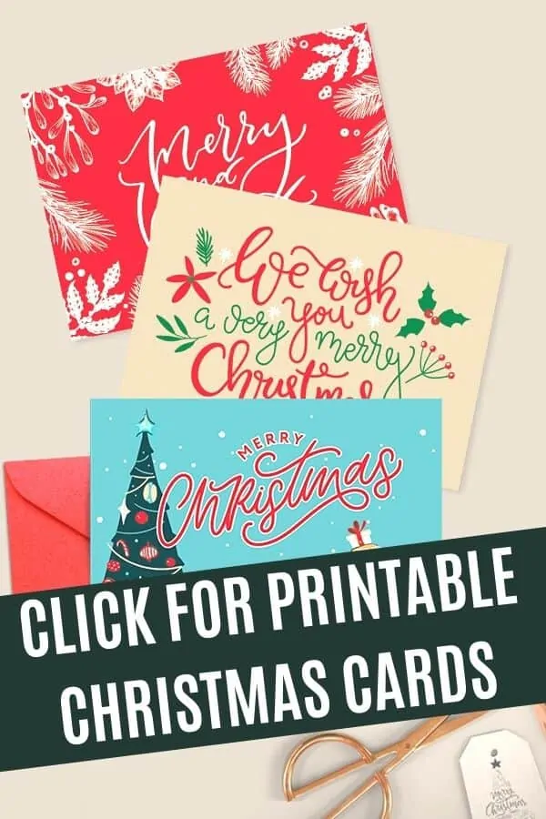 Free Printable Christmas Cards - Saving Dollars and Sense