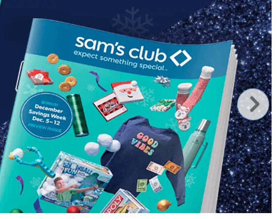 Sam's Club deal magazine.
