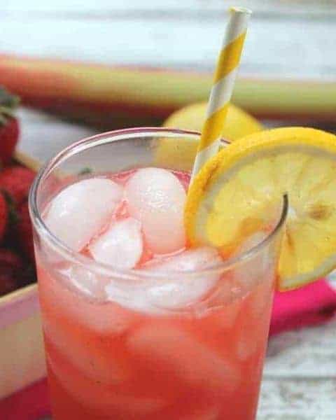Strawberry Rhubarb Lemonade Recipe