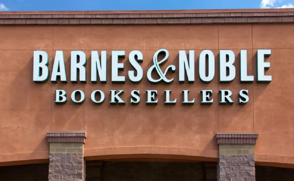 Barnes and Noble bookstore building.