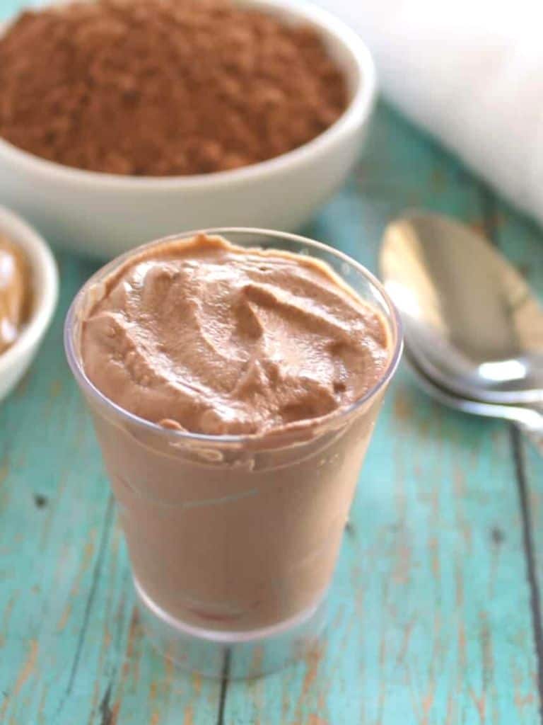 Keto Chocolate Shake With Heavy Whipping Cream