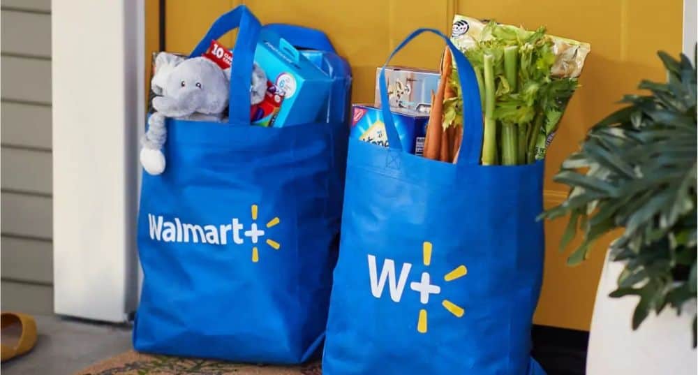 Blue walmart online bags