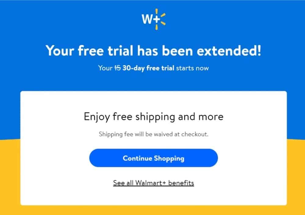 Walmart Plus Membership FREE 30 Day Trial Saving Dollars & Sense