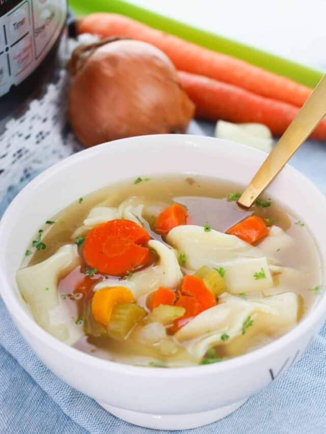 Chicken Noodle Soup Instant Pot Recipe Story
