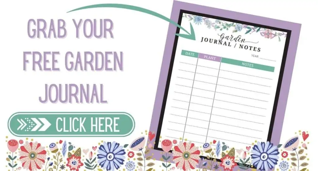 Free garden journal