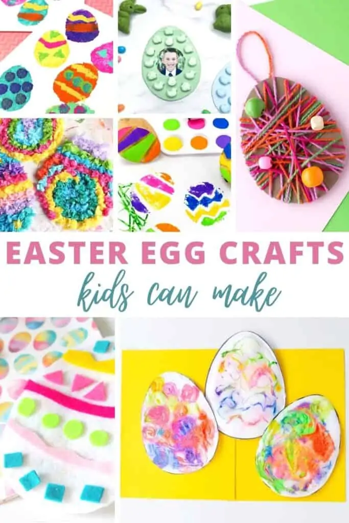 Easter egg crafts kids can make at home.