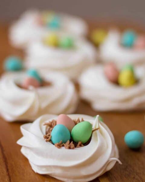 Easter meringue cookies.