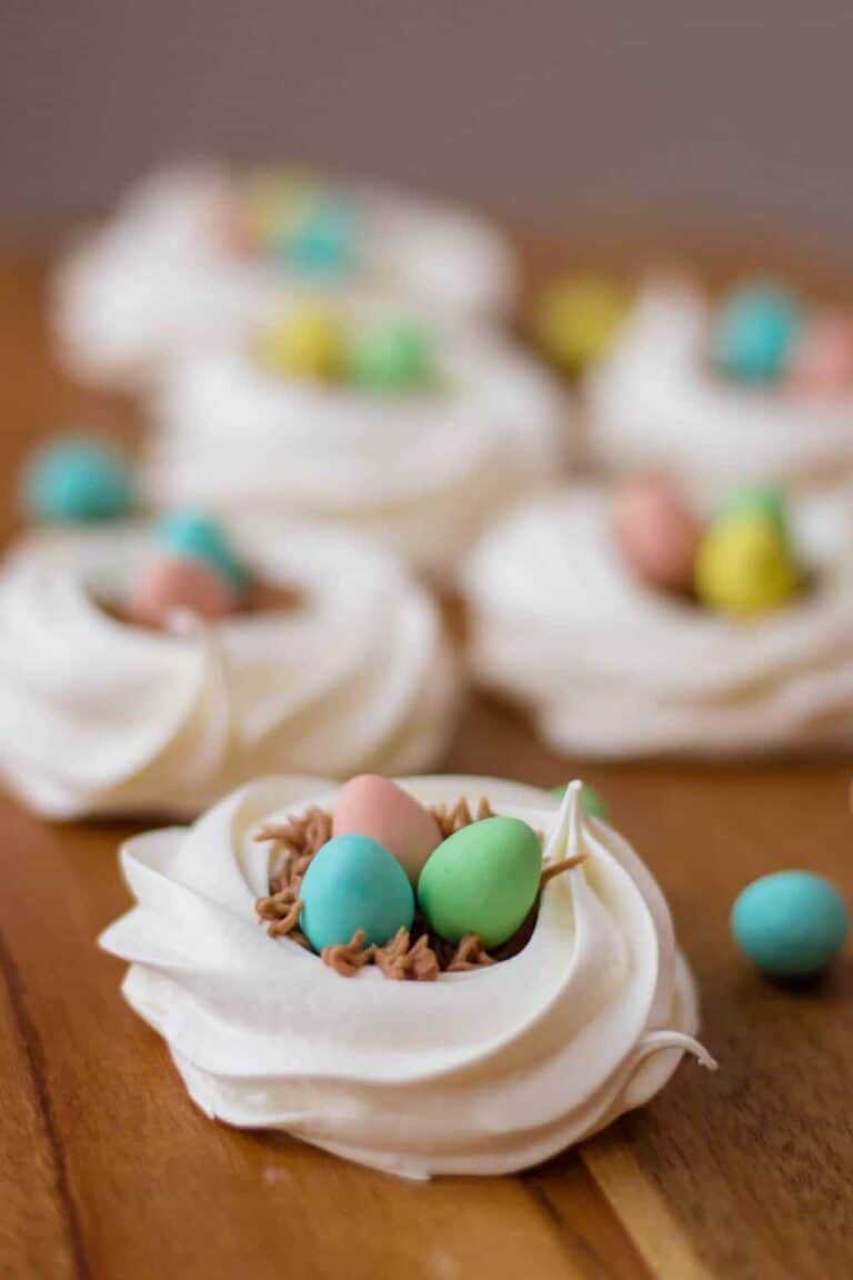Easter meringue cookies.
